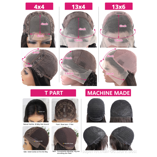 Wholesale Brazilian Virgin Hair Pre Plucked With Baby Hair Transparent Lace Front Wigs Curly For Black Women Wigs